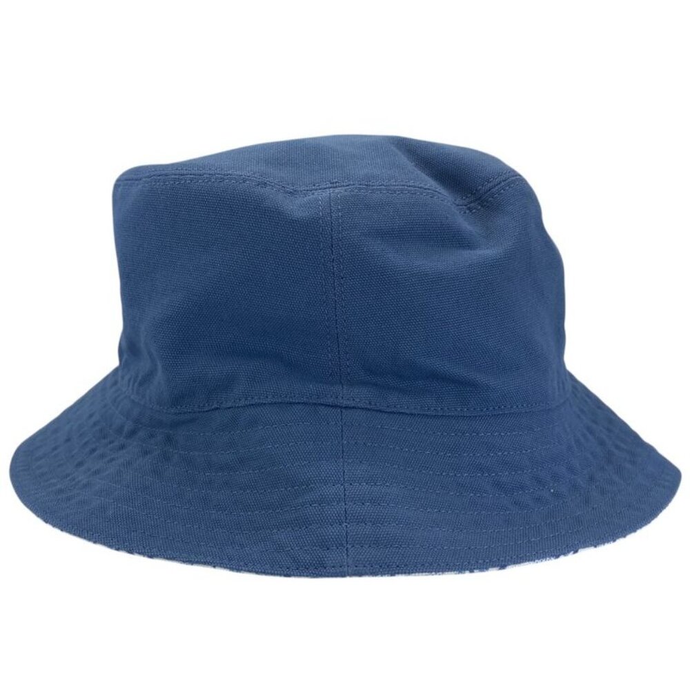 ★SOLD★ Dior Oblique Crotta Bob Hat Bucket Hat Reversible Blue White - Picture 4 of 8